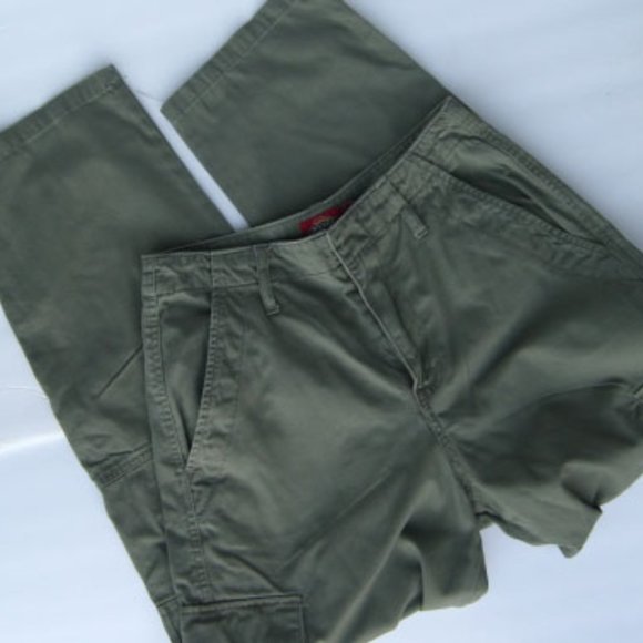 Olive Green Women's Pants - Picture 1 of 7